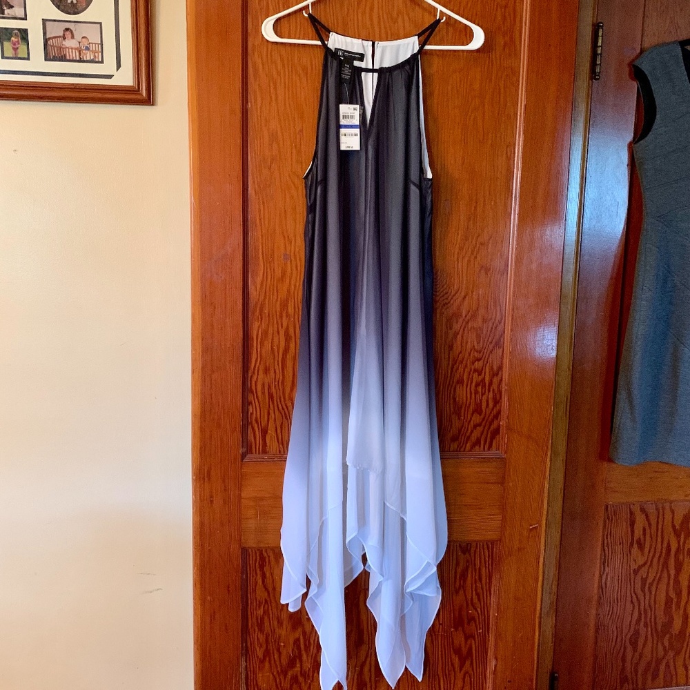 Brand New INC Ombré dress gray/white